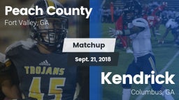 Matchup: Peach County vs. Kendrick  2018