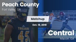 Matchup: Peach County vs. Central  2018