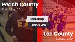 Matchup: Peach County vs. Lee County  2019