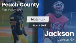Matchup: Peach County vs. Jackson  2019