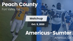 Matchup: Peach County vs. Americus-Sumter  2020