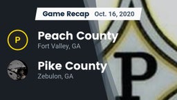 Recap: Peach County  vs. Pike County  2020