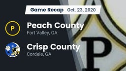 Recap: Peach County  vs. Crisp County  2020