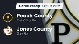 Recap: Peach County  vs. Jones County  2022