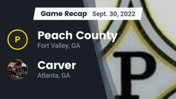 Recap: Peach County  vs. Carver  2022