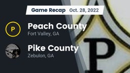 Recap: Peach County  vs. Pike County  2022