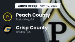 Recap: Peach County  vs. Crisp County  2022