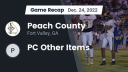 Recap: Peach County  vs. PC Other Items 2022