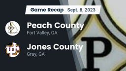 Recap: Peach County  vs. Jones County  2023