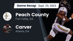 Recap: Peach County  vs. Carver  2023