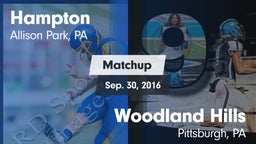 Matchup: Hampton vs. Woodland Hills  2016