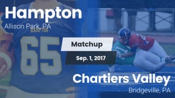 Matchup: Hampton vs. Chartiers Valley  2017