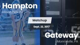 Matchup: Hampton vs. Gateway  2017