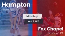 Matchup: Hampton vs. Fox Chapel  2017