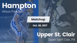 Matchup: Hampton vs. Upper St. Clair 2017