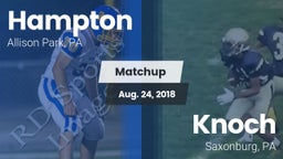 Matchup: Hampton vs. Knoch  2018