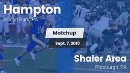 Matchup: Hampton vs. Shaler Area  2018
