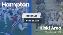 Matchup: Hampton vs. Kiski Area  2018