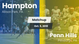 Matchup: Hampton vs. Penn Hills  2018