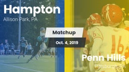 Matchup: Hampton vs. Penn Hills  2019