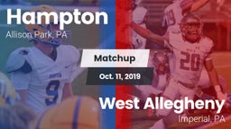 Matchup: Hampton vs. West Allegheny  2019