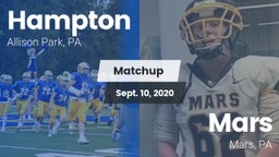 Matchup: Hampton vs. Mars  2020