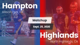 Matchup: Hampton vs. Highlands  2020