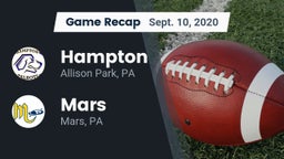 Recap: Hampton  vs. Mars  2020