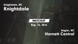 Matchup: Knightdale vs. Harnett Central  2016