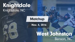 Matchup: Knightdale vs. West Johnston  2016