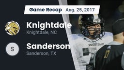Recap: Knightdale  vs. Sanderson  2017