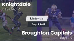 Matchup: Knightdale vs. Broughton Capitals 2017