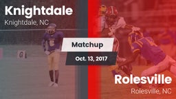 Matchup: Knightdale vs. Rolesville  2017
