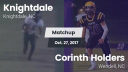 Matchup: Knightdale vs. Corinth Holders  2017
