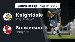 Recap: Knightdale  vs. Sanderson  2018