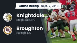 Recap: Knightdale  vs. Broughton  2018