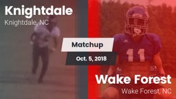 Matchup: Knightdale vs. Wake Forest  2018