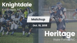 Matchup: Knightdale vs. Heritage  2018