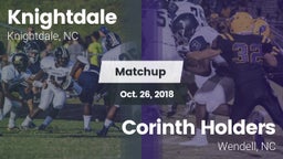 Matchup: Knightdale vs. Corinth Holders  2018
