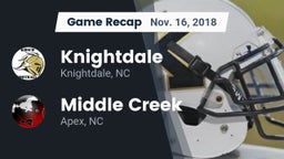 Recap: Knightdale  vs. Middle Creek  2018