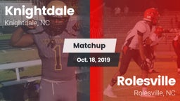 Matchup: Knightdale vs. Rolesville  2019