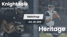 Matchup: Knightdale vs. Heritage  2019