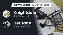 Recap: Knightdale  vs. Heritage  2021