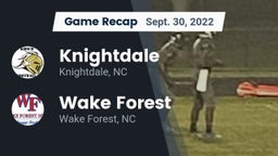 Recap: Knightdale  vs. Wake Forest  2022