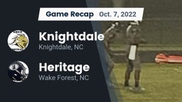 Recap: Knightdale  vs. Heritage  2022