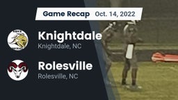 Recap: Knightdale  vs. Rolesville  2022
