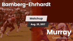 Matchup: Bamberg-Ehrhardt vs. Murray  2017