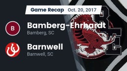 Recap: Bamberg-Ehrhardt  vs. Barnwell  2017