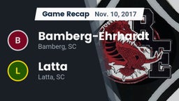 Recap: Bamberg-Ehrhardt  vs. Latta  2017