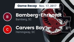 Recap: Bamberg-Ehrhardt  vs. Carvers Bay  2017